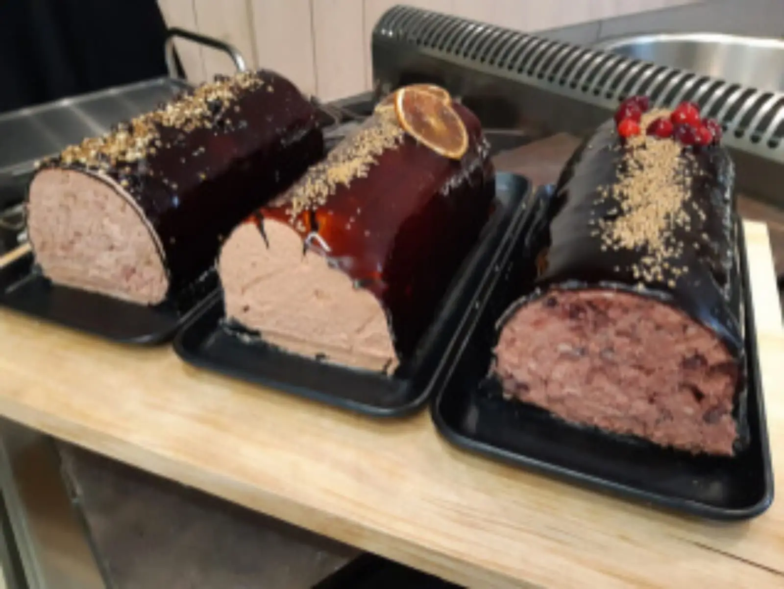 3 soorten pate op schaaltjes